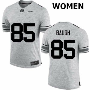 NCAA Ohio State Buckeyes Women's #85 Marcus Baugh Gray Nike Football College Jersey KBV2345KC
